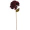 29 in. Burgundy Velvet Hydrangea Artificial Christmas 7 in. Flower